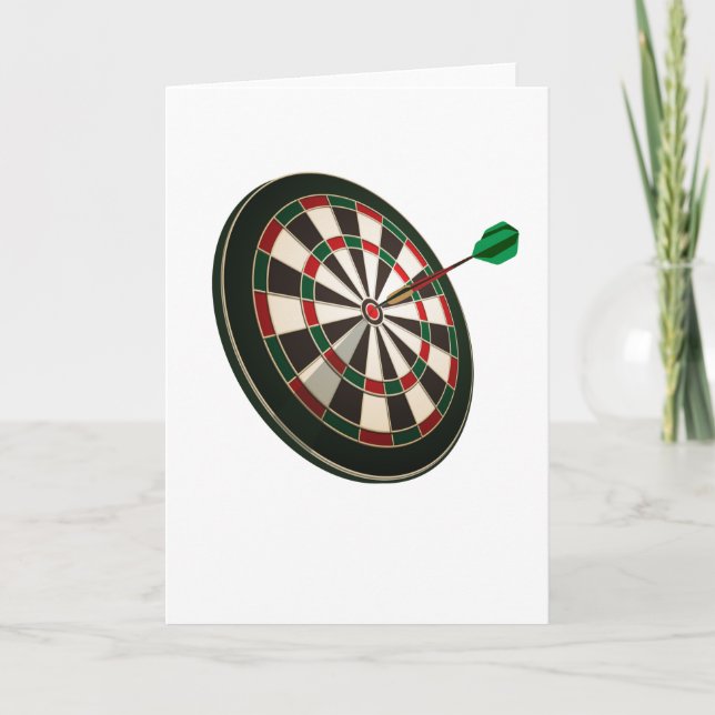 Tarjeta Regalo de tablero de dardos para lanzadores de dar (Anverso)