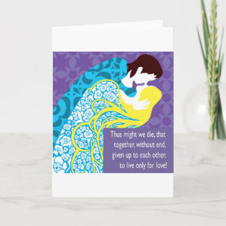 Tarjeta Regalo de Tristan y de Iseult con cita