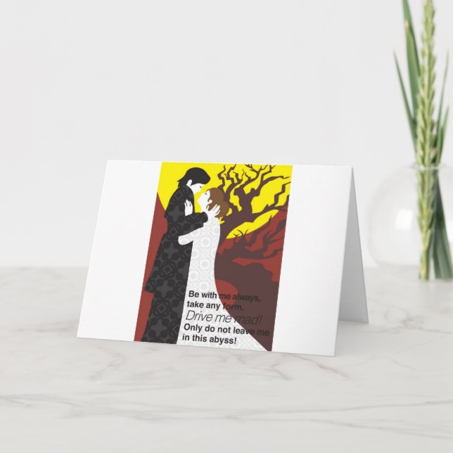 Tarjeta Regalo de Tristan y de Iseult con cita (Anverso)