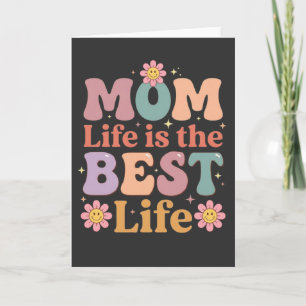 Tarjeta Regalo de vida de mamá genial, la vida de mamá es