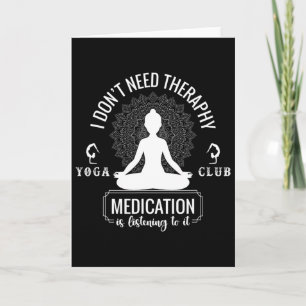 Tarjeta Regalo de yoga para instructor de meditación Cl Cl