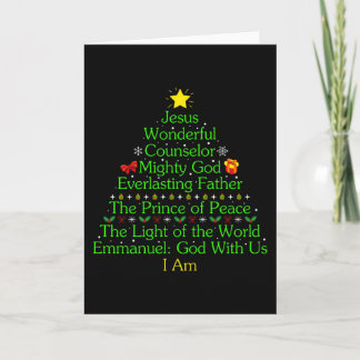 Tarjeta Regalo del árbol de Navidad de Jesús, Amantes de J