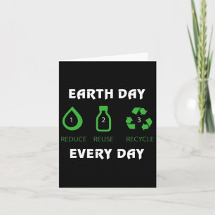 Tarjeta Regalo del Día de la Camisa del Medio Ambiente Día