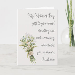 Tarjeta Regalo del Día de la Madre a ti