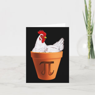 Tarjeta Regalo del Día de la Papelera de Pollo Hombres Mat