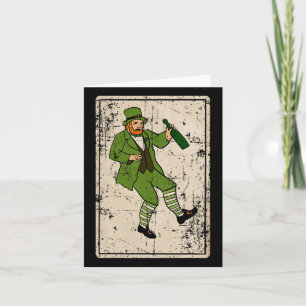 Tarjeta Regalo del día de San Patricio mexicano y Cinco De