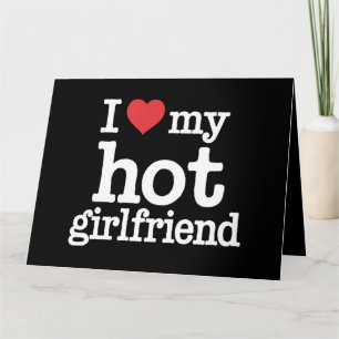 Tarjeta Regalo del Día de San Valentín para Novia Caliente