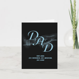 Tarjeta Regalo del Día del Padre – Cita de paciencia sabid