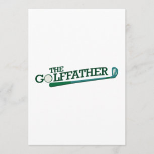 Tarjeta Regalo del Día del Padre Funny del Golf