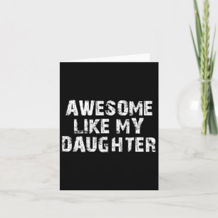 Tarjeta Regalo del Día del Padre para Hombre De Hija Incre