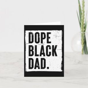 Tarjeta Regalo del Día del Padre para Papá Negro Nuevo Pap