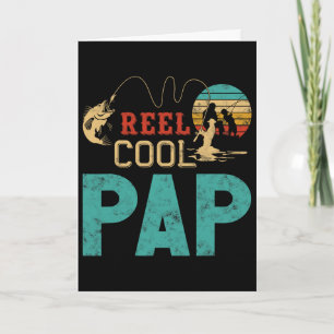 Tarjeta Regalo del Día del Padre para pescador de Pap Reel