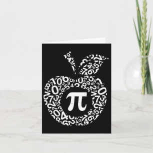Tarjeta Regalo del día del Rótulo Apple Pi Algebra Math Fu