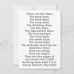 Tarjeta Regalo del Día Feliz del Padre