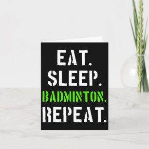 Tarjeta Regalo del jugador de Badminton 1