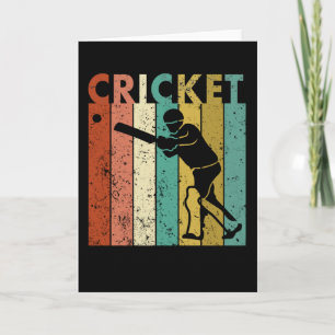 Tarjeta Regalo del jugador de cricket Bowler Bat Cricketer