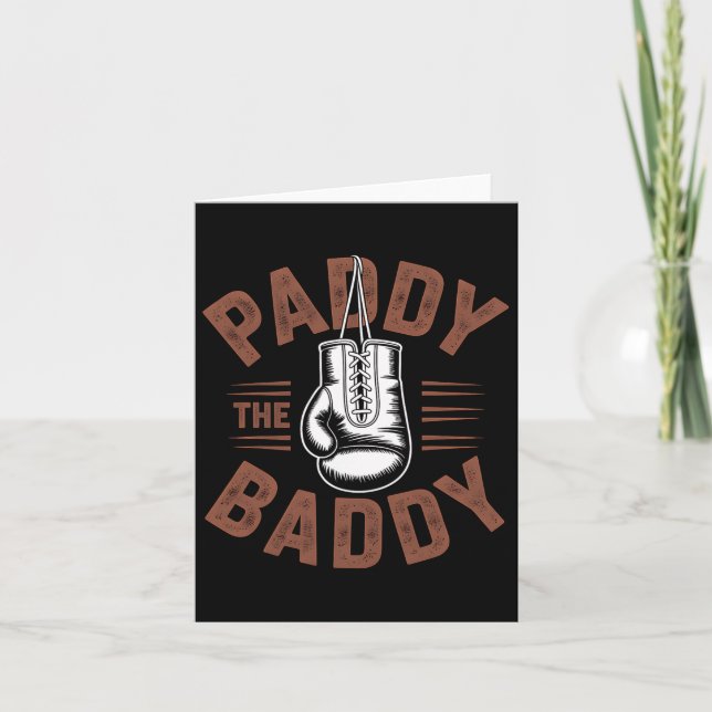 Tarjeta Regalo del ventilador irlandés del boxeo Paddy Bad (Anverso)