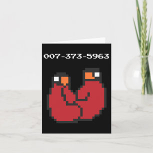 Tarjeta Regalo Divertido Códigos 45s 90s Videojuego 