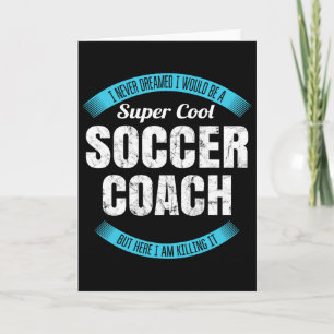 Tarjeta Regalo divertido de agradecimiento al entrenador d