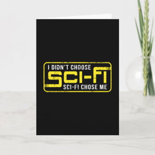 Tarjeta Regalo divertido de ciencia ficción para ciencia f