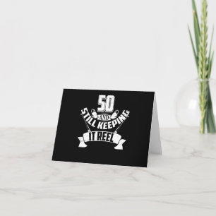 Tarjeta Regalo divertido de cumpleaños número 50 para pesc
