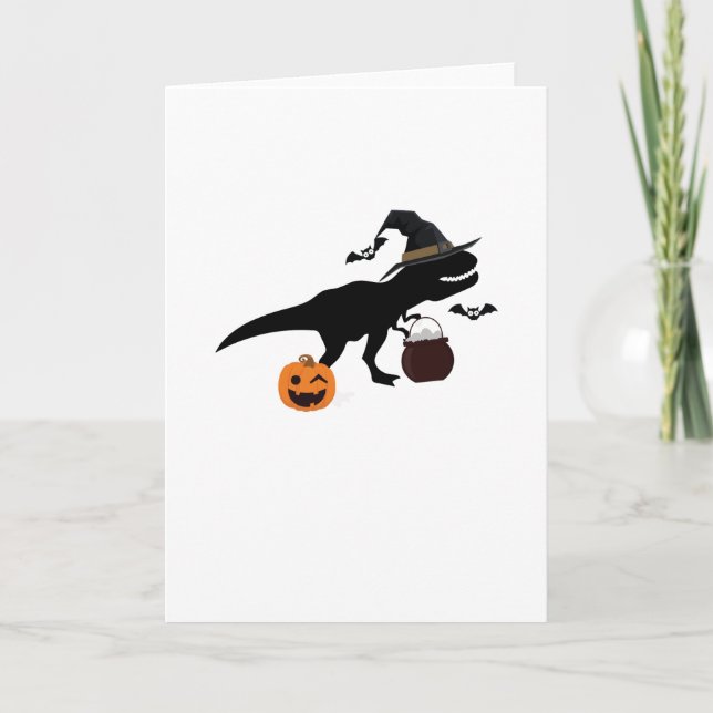 Tarjeta Regalo divertido de Halloween de la bruja del (Anverso)