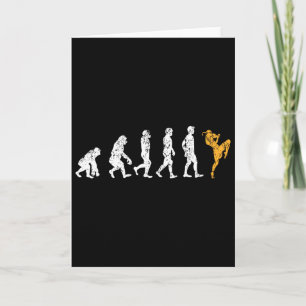 Tarjeta Regalo divertido de kickboxing de Evolución Muay T