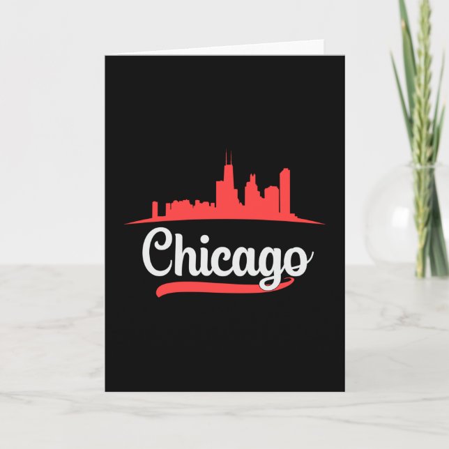 Tarjeta Regalo divertido de la ciudad de Chicago EE. UU. (Anverso)
