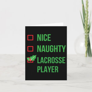 Tarjeta Regalo divertido de Navidad de pijama para jugador
