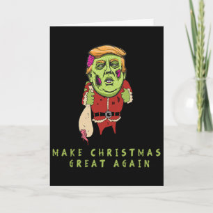 Tarjeta Regalo divertido de Navidad Trump Haz X-mas Grande