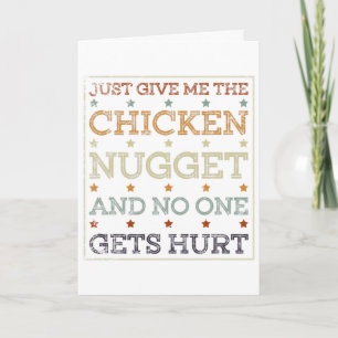 Tarjeta Regalo divertido de nugget de pollo Trot de pavo D