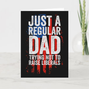 Tarjeta Regalo divertido del Día del Padre republicano par
