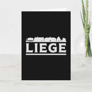 Tarjeta Regalo divertido del paisaje urbano de la ciudad d