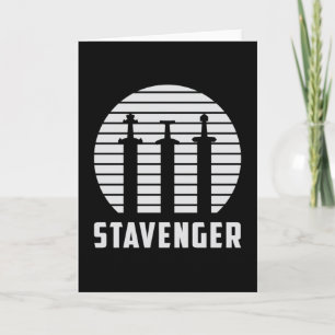 Tarjeta Regalo divertido del paisaje urbano de la ciudad d