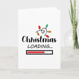 Tarjeta Regalo divertido genial de Santa Claus para Navida