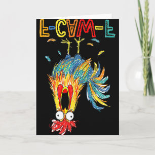 Tarjeta Regalo divertido idea para trabajo F Caw F diverti