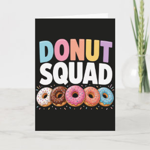 Tarjeta Regalo divertido para amantes de la panadería Donu
