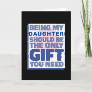 Tarjeta Regalo divertido para hija