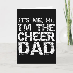 Tarjeta Regalo divertido para padre de porrista Es Hi Soy