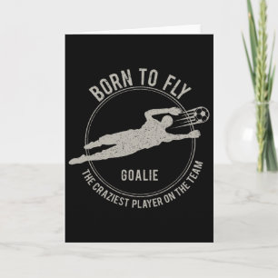 Tarjeta Regalo Divertido Para Portero De Fútbol Portero De