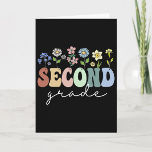 Tarjeta Regalo floral de flores silvestres de 2do grado pa