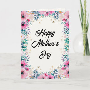 Tarjeta Regalo Floral Feliz Día de la Madre 2026