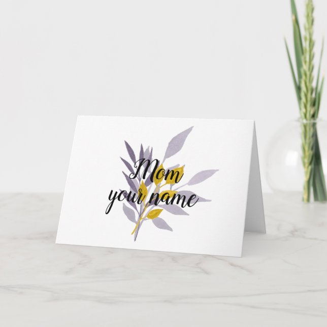Tarjeta Regalo Floral Mom 1 (Anverso)