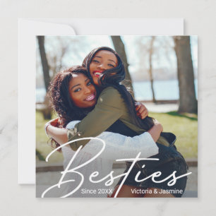 Tarjeta Regalo fotográfico moderno de amistad