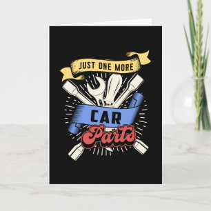 Tarjeta Regalo Funny Retro Retro Mechanics Car Engine