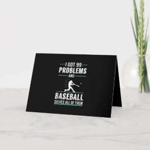 Tarjeta Regalo Novedoso para Amante del Béisbol para Fanát