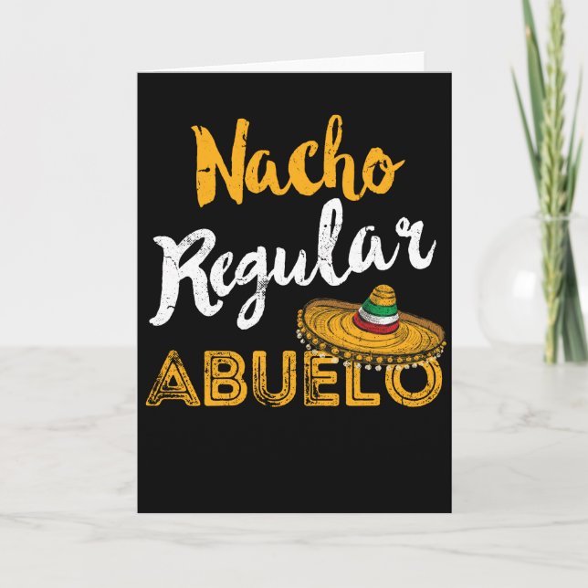 Tarjeta Regalo para Abuelo Mexican Grandpa Fathers Day (Anverso)