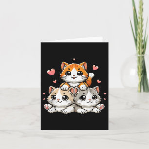 Tarjeta Regalo para amante de gatos lindos Kawaii Neko div