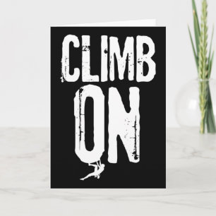 Tarjeta Regalo para amante de la escalada en roca y montañ
