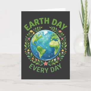 Tarjeta Regalo para amante de la naturaleza Día de la Tier